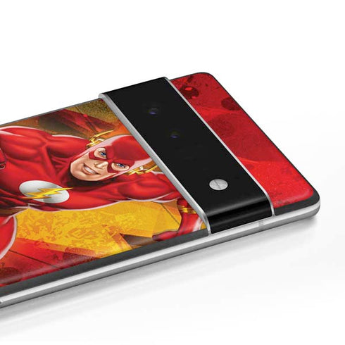 DC Comics The Flash Action Pose Google Pixel 6 Pro Skin